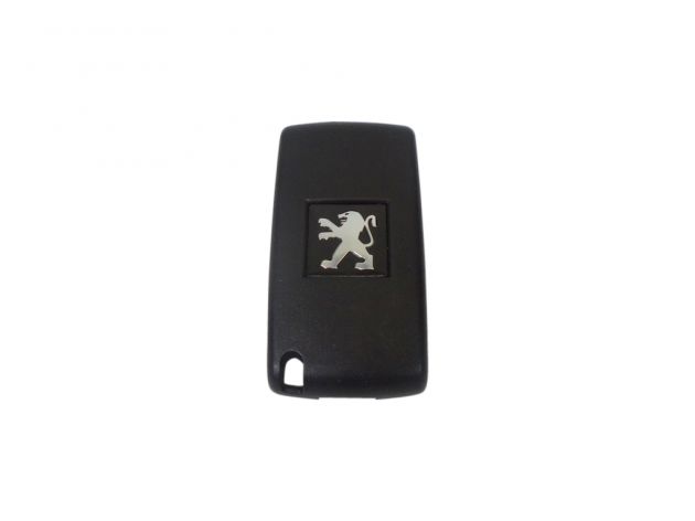 Capa da chave do telecomando somente parte do logo Peugeot (Modelo Canivete)