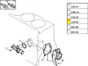 133983-Anel Oring da Flange do Coletor de Agua