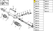 381292-Barra Axial da Direcao / Medida 352mm