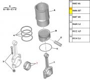 0606H7-Bronzina de biela STD