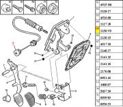 2150V9-Cabo de Embreagem