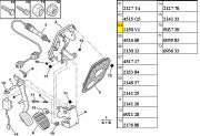 2150V1-Cabo de Embreagem - Regulagem Manual/ Medida 670mm Longo