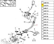 2444P4-Cabo Seletor de Marchas