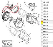 402510-Correia do Alternador ALT/DH - Medida 4Pk-1540