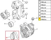 5750XA-Correia do Alternador - Medida 6Pk-1565 (COM AR E DIRECAO)