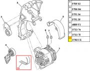 5750YZ-Correia do Alternador C/AR E DH / Medida 6Pk-1600