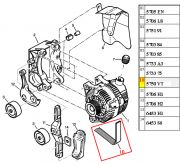 5750VT-Correia do Alternador - 6Pk-1125