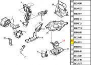 184395-Coxim do Motor - Lado Esquerdo