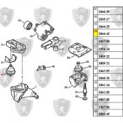 184475-Coxim do Motor - Lado Direito