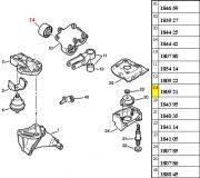 180921-Coxim Refil do Motor - Lado Direito/ Medida 70