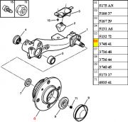 374841-Cubo de Roda Traseiro - Com ABS/ Freio a Disco