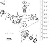 374843-Cubo de Roda Traseiro - Sem ABS