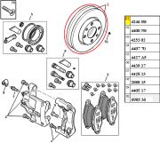 Disco de Freio Dianteiro Ventilado Peugeot 306 2.0 16v/Citroen Xantia 2.0 16v