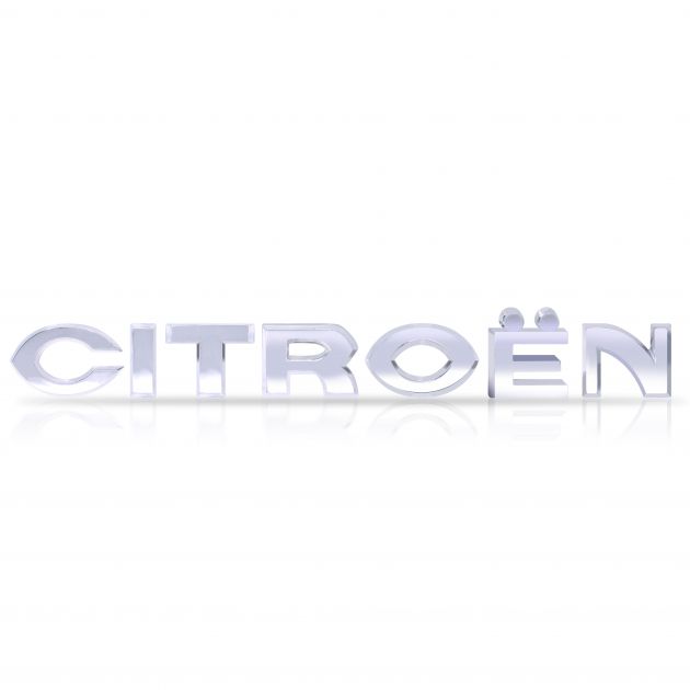 Emblema - Palavra Citroen