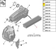 1444SP-Filtro de Ar
