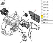 Filtro de Ar Condicionado Cabine Peugeot 206 / 206 SW / 207 / 207 SW / Hoggar