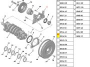 Flange do Retentor do Virabrequim - Medida 42x62x7