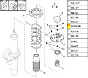 5031A1-Kit Amortecedor - Lado Direito