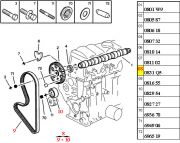 0831Q5-Kit Correia Dentada