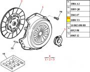 2052A6-Kit de Embreagem