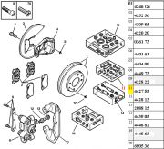 442755-Kit de Reparo da Pastilha de Freio Traseiro