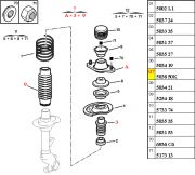 503153-Kit do Amortecedor - 3 Parafusos no Coxim