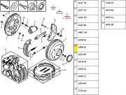 430853-Kit de Reparo de Molas Freio Traseiro - Sistema Bendix/ Molas do Patim de Freio