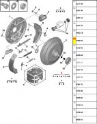 430863-Kit de Reparo das Molas de Freio Traseiro - Freio a Tambor