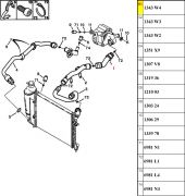 1343W4-Mangueira da Valvula Termostatica