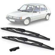 Jogo de Palheta Limpador Parabrisa dianteira 18" Peugeot 205 1992 a 1998