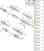 325204-Parafuso de Fixacao da Flange - Rolamento Semi Eixo