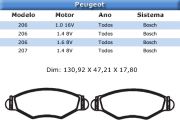 425494-Pastilha de Freio Dianteiro - Sistema Bosch