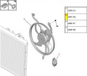 6547TX-Rele da Resistencia do Ar Condicionado Verde - 12v