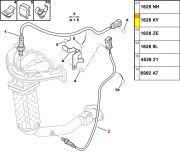 1628HN-Sonda Lambda - Fio Longo/ Conector Verde