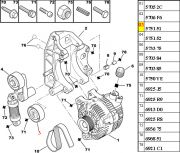 575151-Tensor da Correia do Alternador / Medida 10x70x27